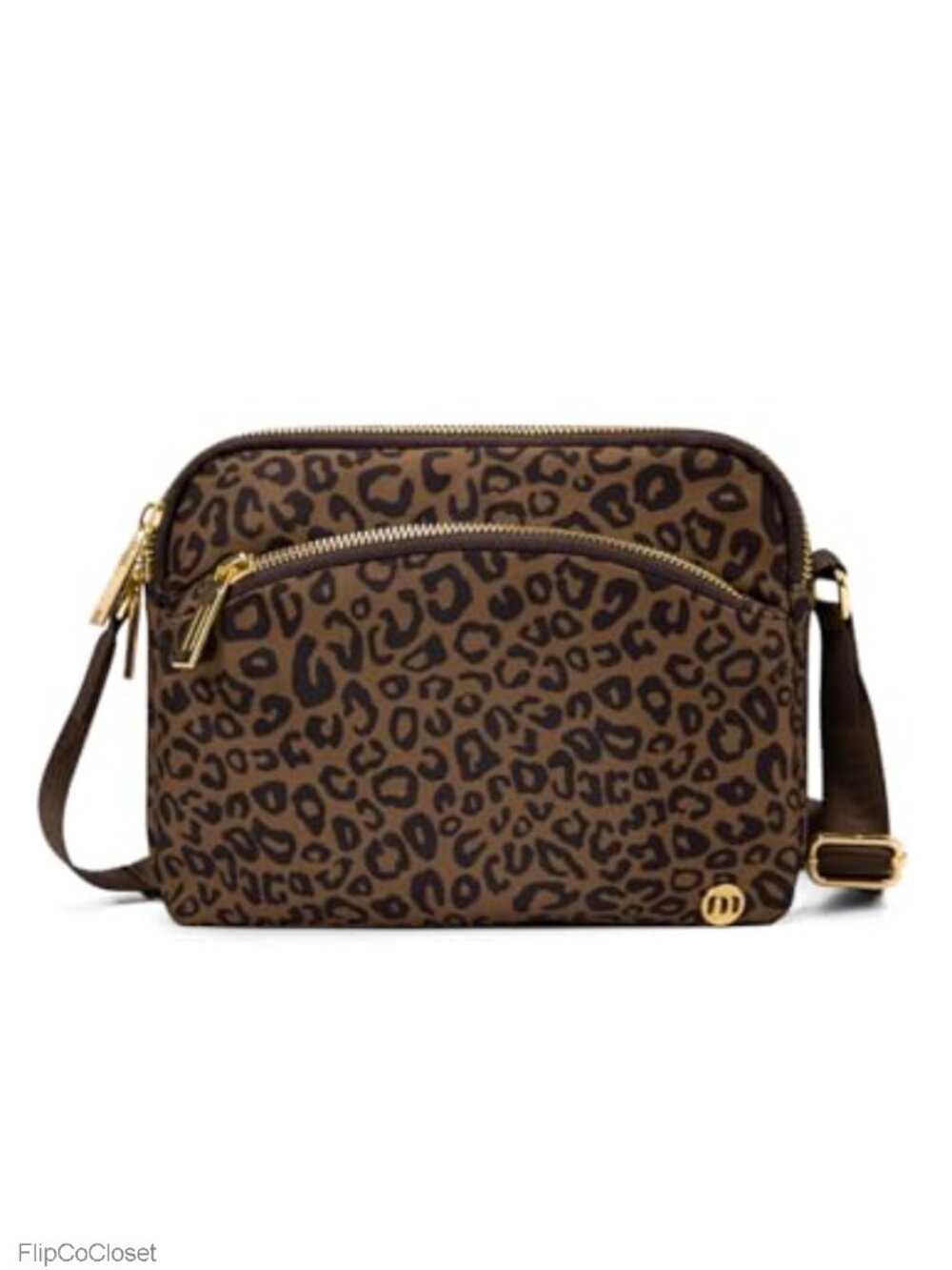Nylon Crossbody Bag 2L Adjustable Strap Anti-Theft